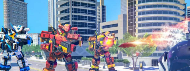 警察熊猫机器人插图