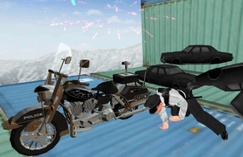 警用车巨型坡道特技插图(2)