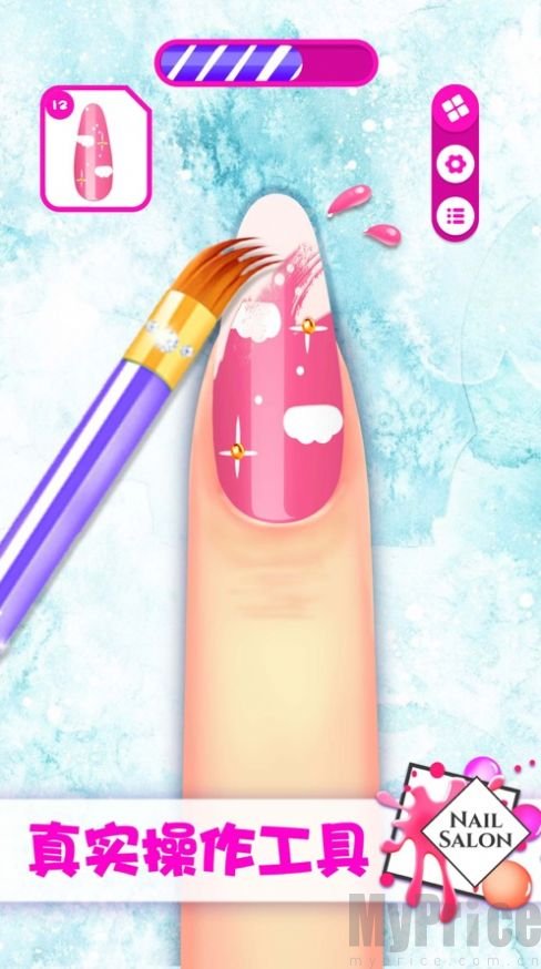 美甲涂色化妆换装游戏插图