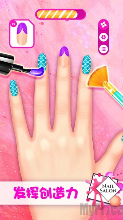 美甲涂色化妆换装游戏插图(2)