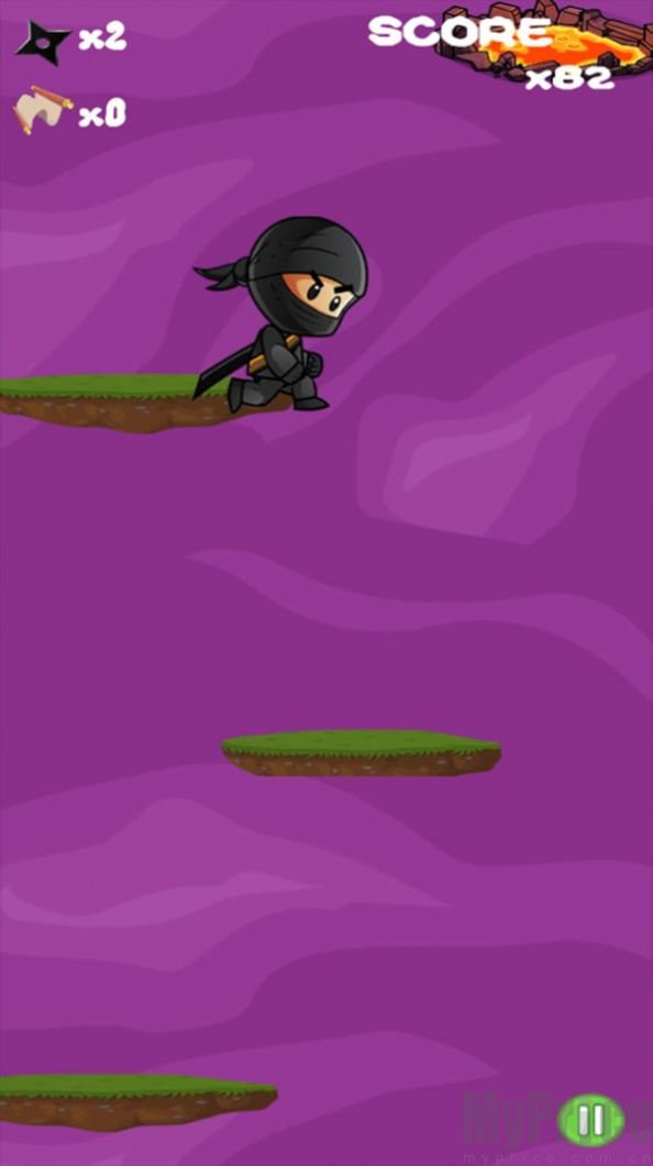 涂鸦忍者跳跃插图(2)