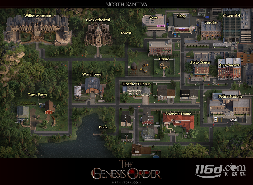 创世秩序莉莲的头发位置在哪里