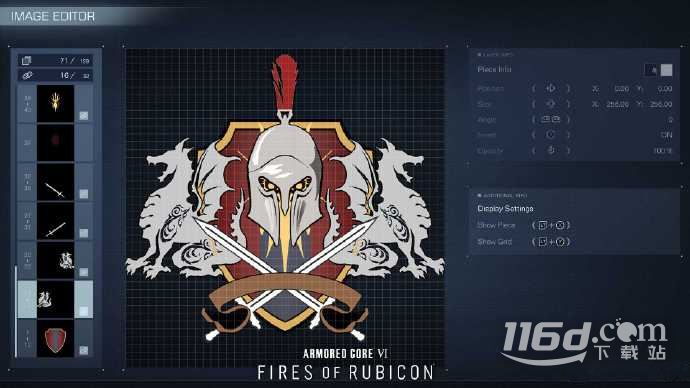 《装甲核心6》机甲自定义外观图标和锈迹展示