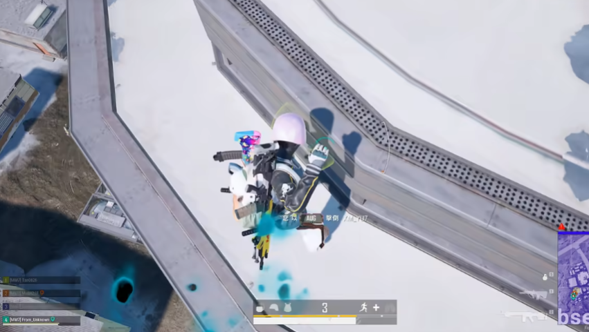 绝地求生在高处怎么打低处