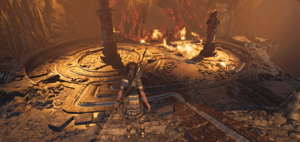 古墓丽影两个转盘怎么自动回转