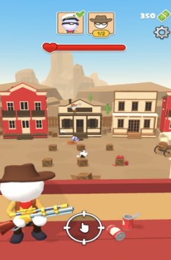 牛仔人西部挑战游戏