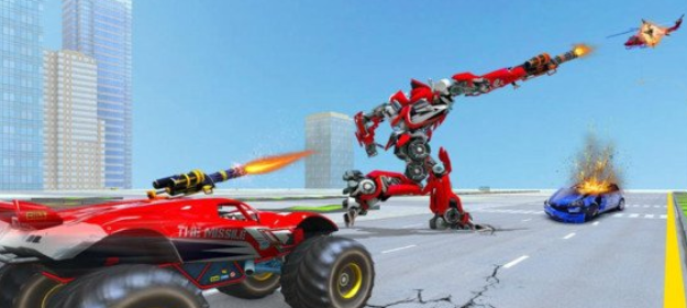 霸王龙变形机器人