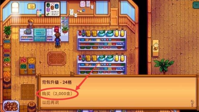 星露谷物语怎么扩大背包